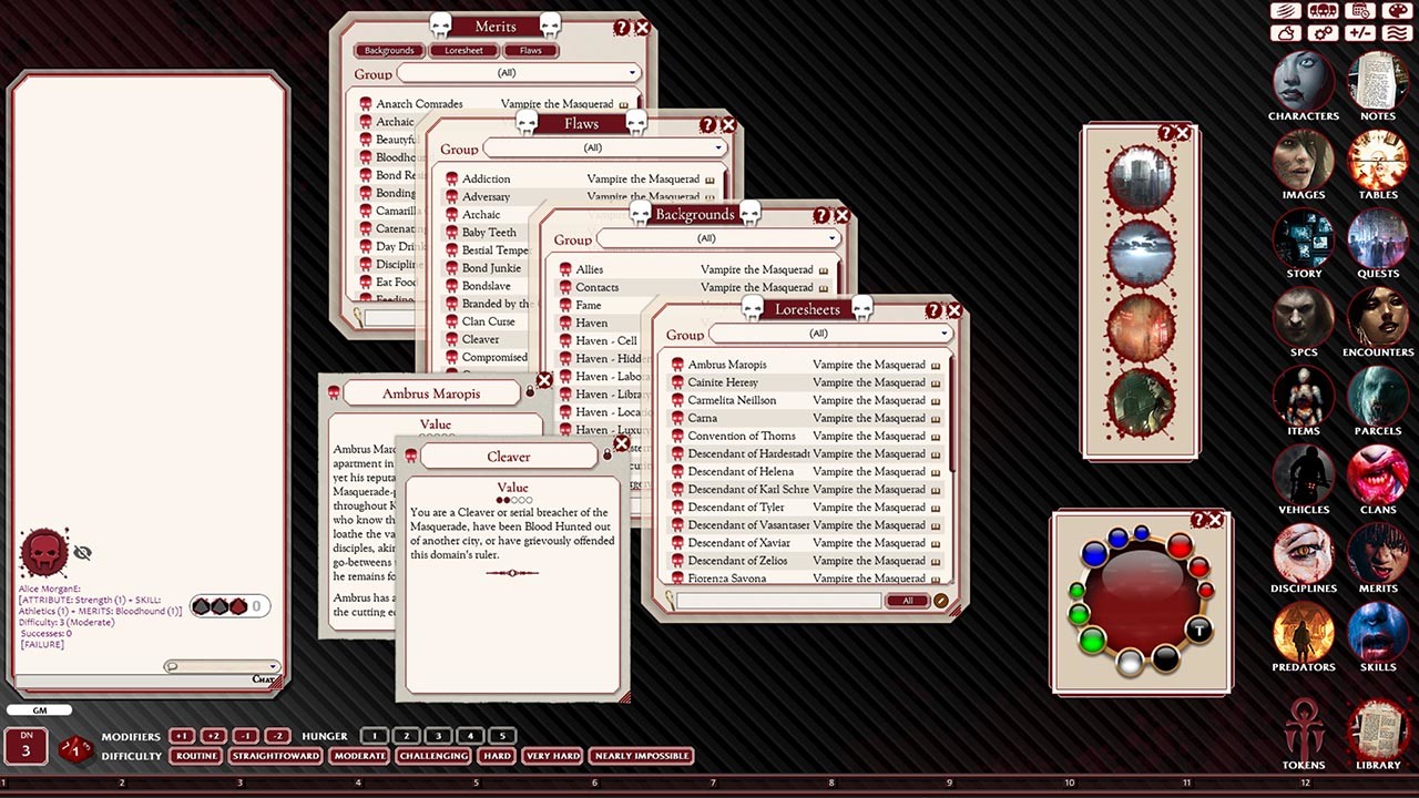 VTM V5 - Character Sheet