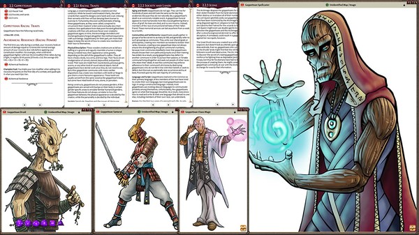 Fantasy Grounds - Book of Heroic Races: Age of Races (13th Age)