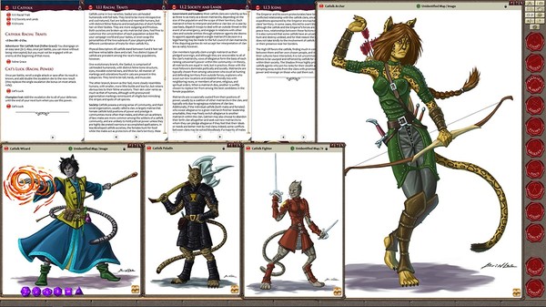скриншот Fantasy Grounds - Book of Heroic Races: Age of Races (13th Age) 4