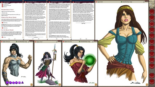 скриншот Fantasy Grounds - Book of Heroic Races: Age of Races (13th Age) 2