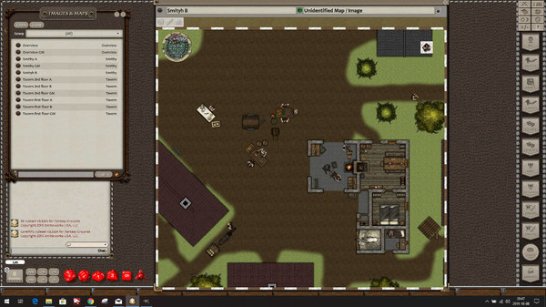 скриншот Fantasy Grounds - Forest Tavern (Map Pack) 1