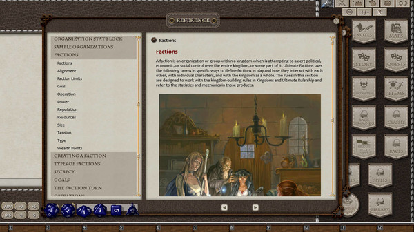 скриншот Fantasy Grounds - Ultimate Factions (5E) 4