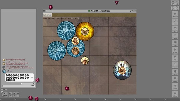 скриншот Fantasy Grounds - Battle Runes 1 Spell Effect Tokens (Token Pack) 3