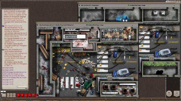 Fantasy Grounds - Meanders Map Pack Zombie Apocalypse (Map Pack)