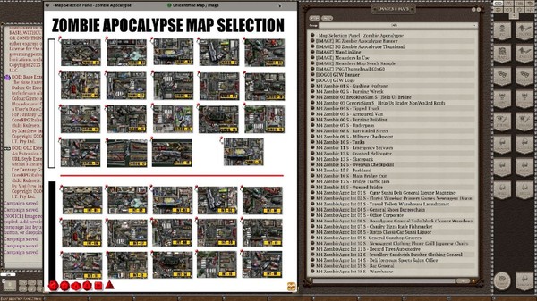 скриншот Fantasy Grounds - Meanders Map Pack Zombie Apocalypse (Map Pack) 1