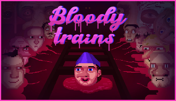 Imagen de la cápsula de "Bloody trains" que utilizó RoboStreamer para las transmisiones en Steam