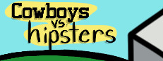 Cowboys vs Hipsters 게임 이미지