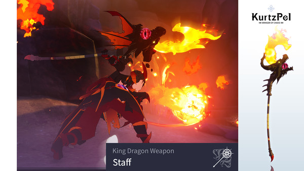 скриншот KurtzPel - King Dragon Basic Weapon Set 3