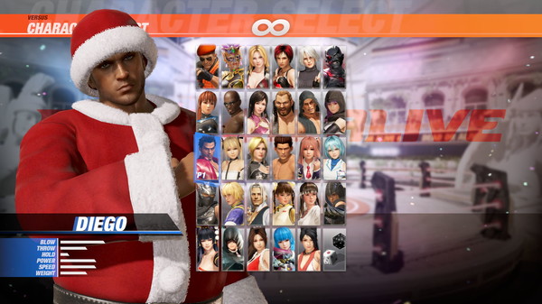 скриншот [Revival] DOA6 Santa's Helper Costume - Diego 0