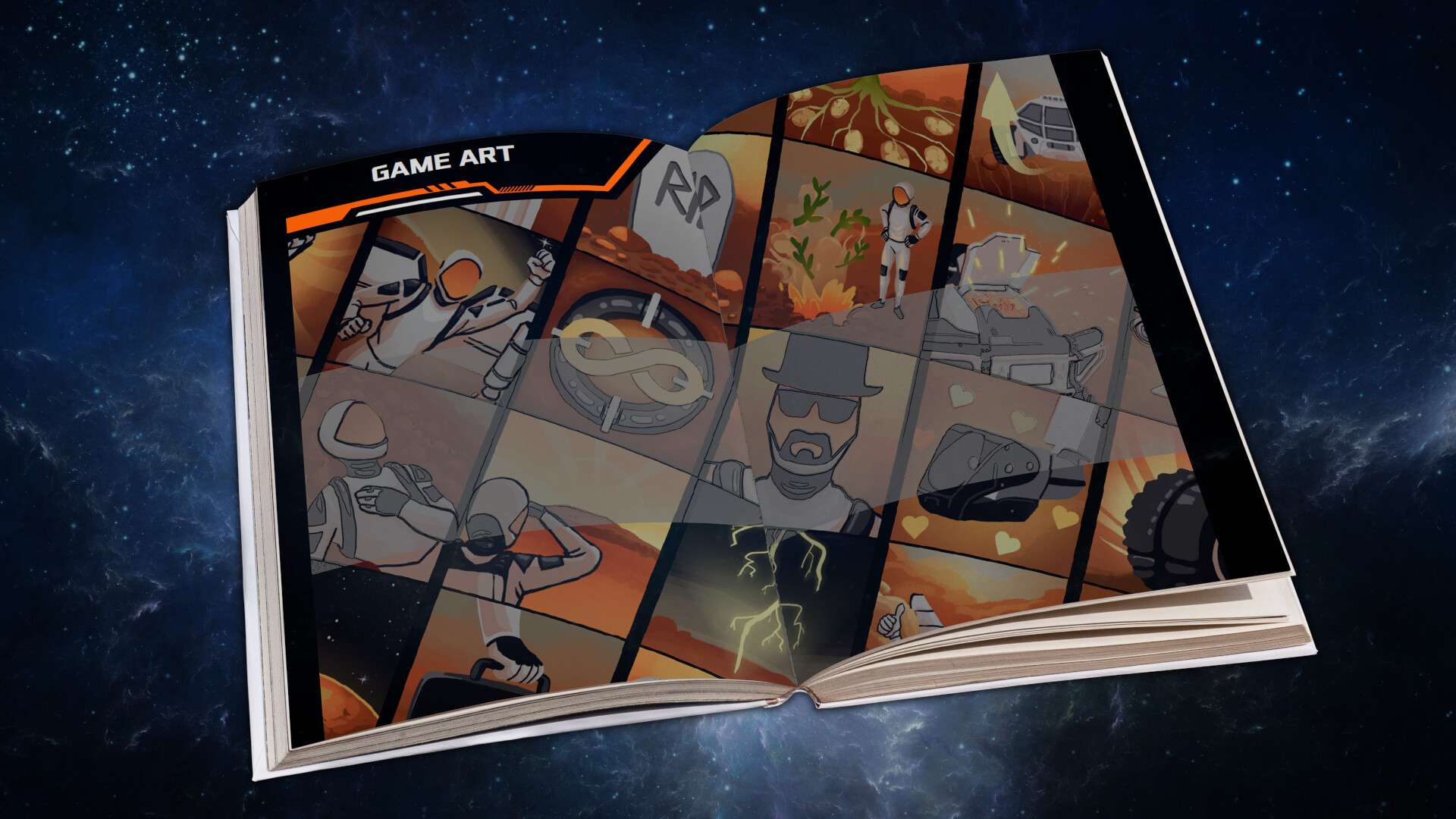 Occupy Mars: Supporter Pack: Official Soundtrack, ArtBook, Comic Book & more screenshot screenshot 8