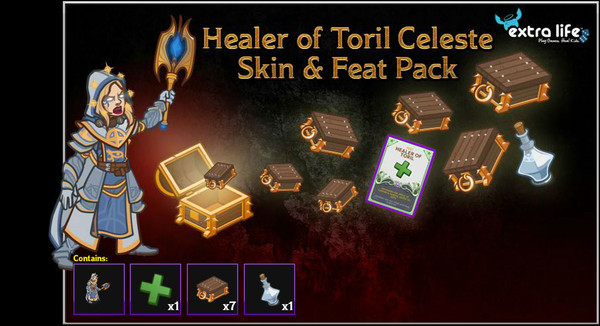 скриншот Idle Champions - Healer of Toril Celeste Skin & Feat Pack 0