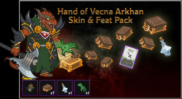 скриншот Idle Champions - Hand of Vecna Arkhan Skin & Feat Pack 0