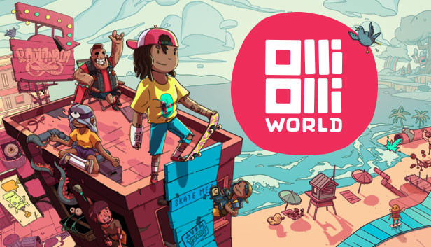 OlliOlli World, um jogo de skate em side-scrolling e plataformas