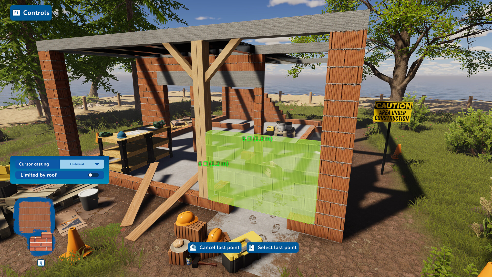 Ranch Simulator Pt 2 lets build a house 