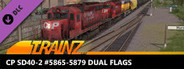 Trainz 2019 DLC - CP SD40-2 #5865-5879 Dual Flags