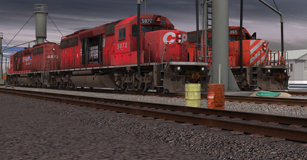 скриншот Trainz 2019 DLC - CP SD40-2 #5865-5879 Dual Flags 0