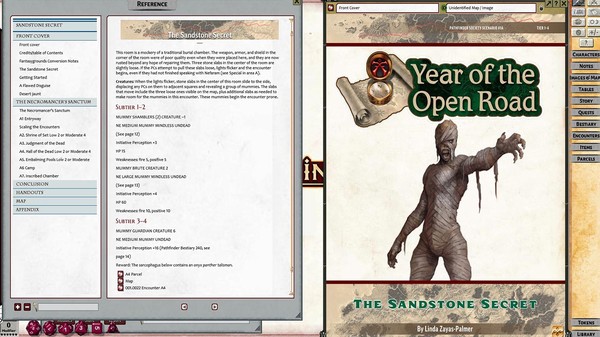 скриншот Fantasy Grounds - Pathfinder 2 RPG - Pathfinder Society Quest #1: The Sandstone Secret (PFRPG2) 1