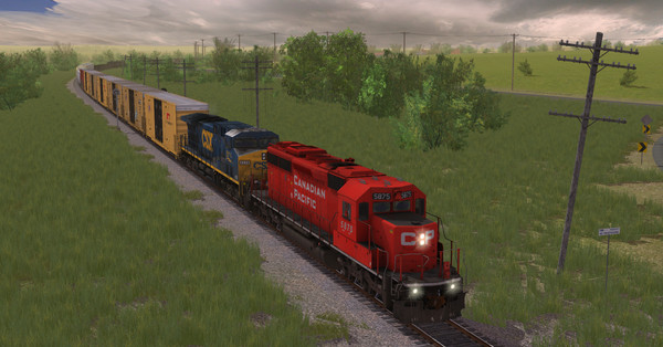 скриншот Trainz 2019 DLC - CP SD40-2 #5865-5879 Modern Block Letters 3
