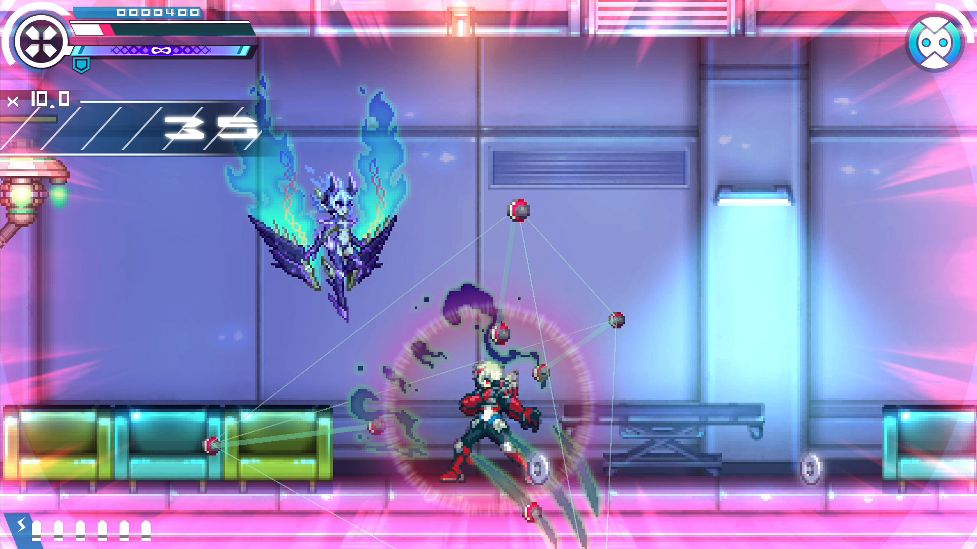 Gunvolt Chronicles: Luminous Avenger iX - Extra Mission: "VS ???" screenshot screenshot 3