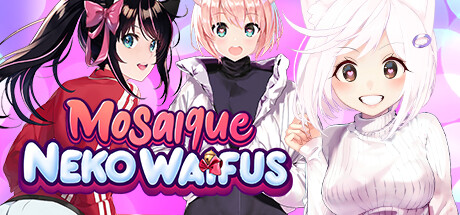 Steam header art for Mosaique Neko Waifus