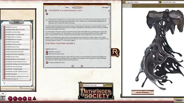 скриншот Fantasy Grounds - Pathfinder 2 RPG - Pathfinder Society Scenario #1-00: Origin of the Open Road (PFRPG2) 1