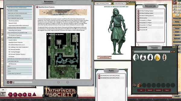 скриншот Fantasy Grounds - Pathfinder 2 RPG - Pathfinder Society Scenario #1-00: Origin of the Open Road (PFRPG2) 0