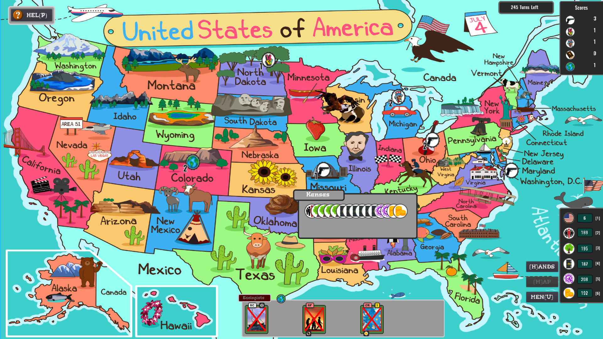 The Dis-United States Of America PC gameplay screenshot 2 of 7