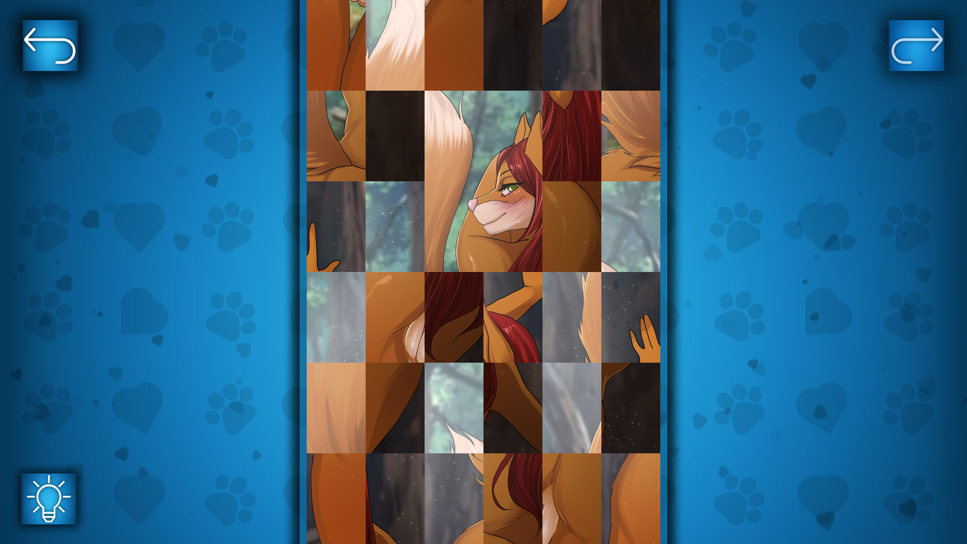 Furry girl puzzle стим