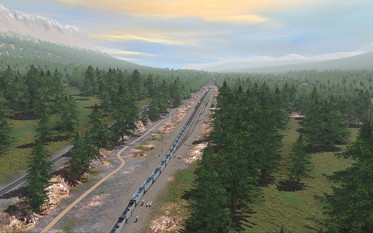 скриншот Trainz 2019 DLC - Canadian Rocky Mountains Ottertail to Castle Jct 5