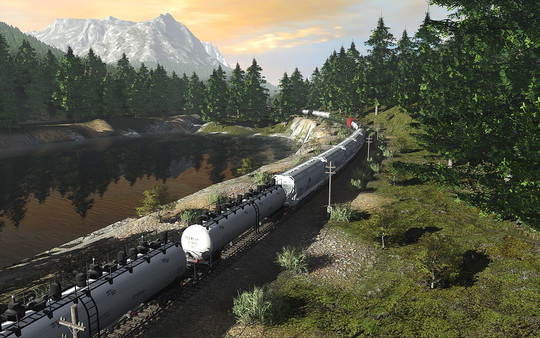 скриншот Trainz 2019 DLC - Canadian Rocky Mountains Ottertail to Castle Jct 0