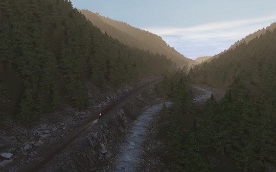 скриншот Trainz 2019 DLC - Canadian Rocky Mountains Viktor Lake to Ross Peak and Glacier 1