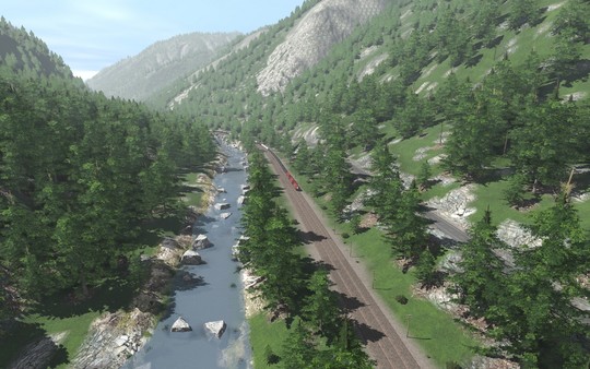 скриншот Trainz 2019 DLC - Canadian Rocky Mountains Viktor Lake to Ross Peak and Glacier 0