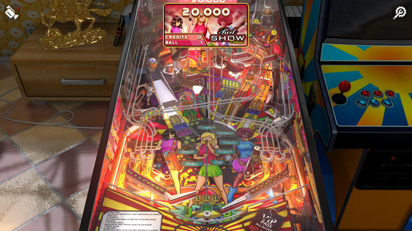 скриншот Zaccaria Pinball - Red Show Deluxe Table 0