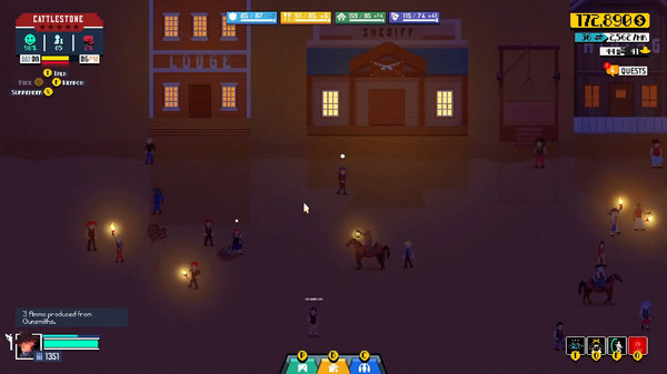 Screenshot of Gunman And The Witch