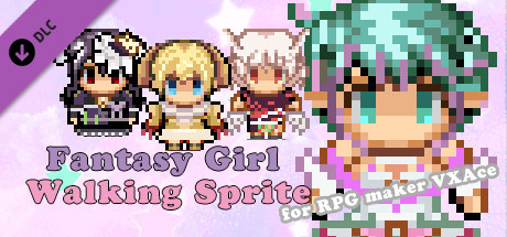 RPG Maker VX Ace - Fantasy Girl Walking Sprite