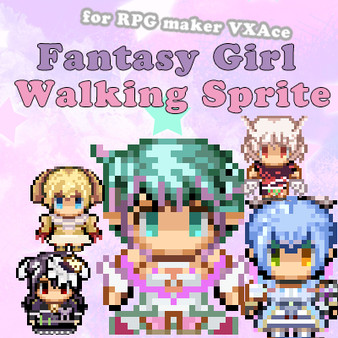 скриншот RPG Maker VX Ace - Fantasy Girl Walking Sprite 0