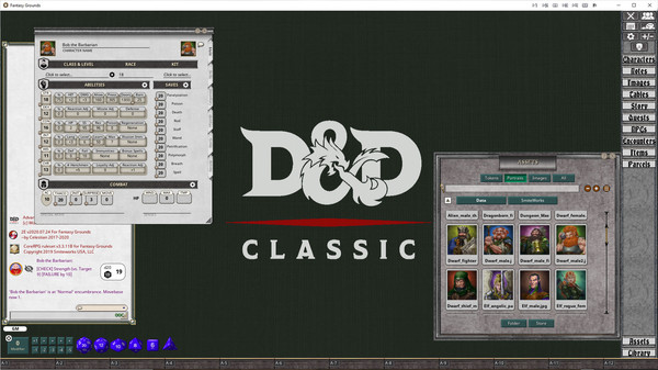 Screenshot of Fantasy Grounds Unity