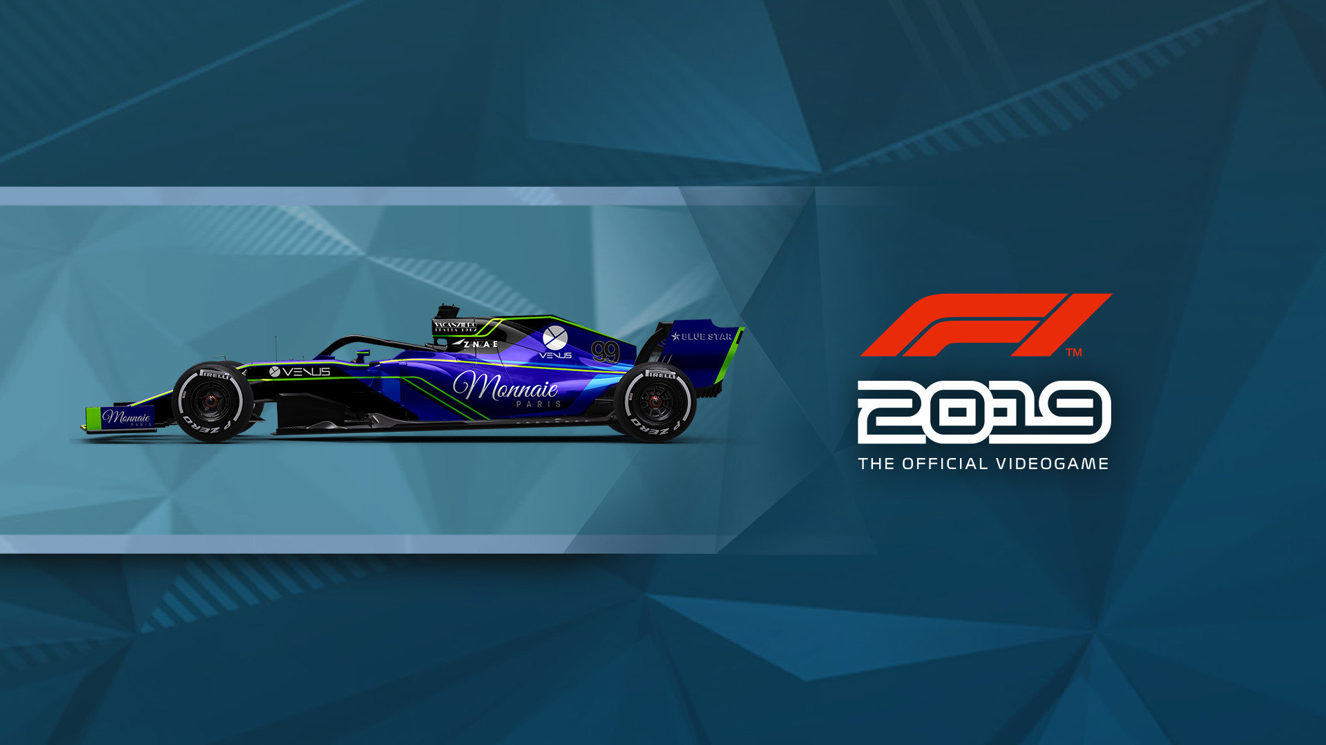 F1 2019: Car Livery 'Monnaie - Riche' Featured Screenshot #1