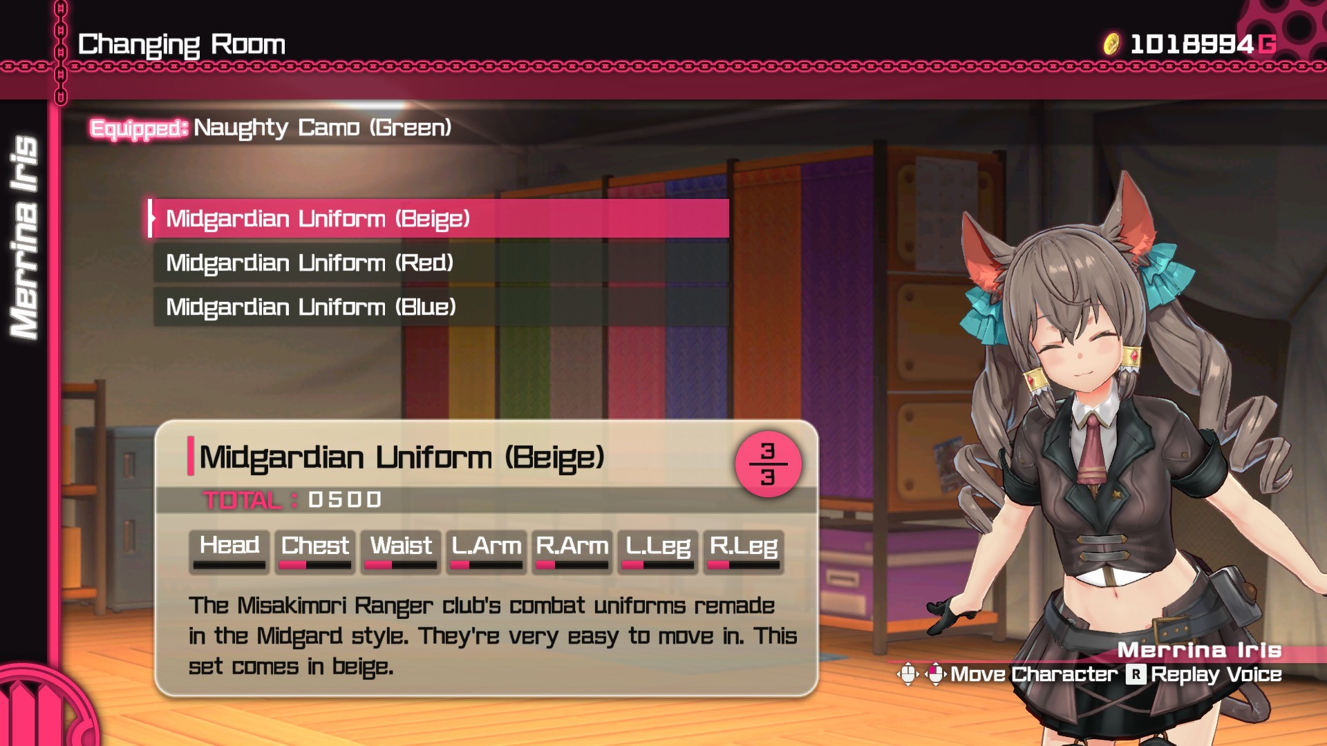 Bullet Girls Phantasia - Costume Set: Midgardian Uniforms screenshot screenshot 1