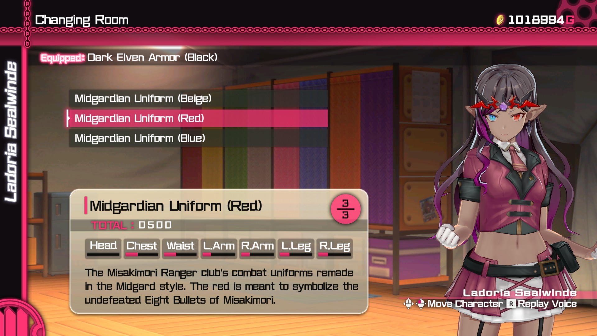 Bullet Girls Phantasia - Costume Set: Midgardian Uniforms screenshot screenshot 2