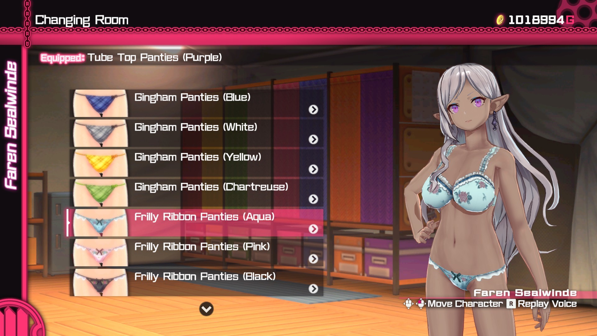 Bullet Girls Phantasia - Underwear Set: Frilly Ribbon screenshot screenshot 1