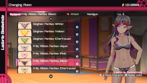 скриншот Bullet Girls Phantasia - Underwear Set: Frilly Ribbon 3