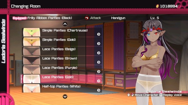 скриншот Bullet Girls Phantasia - Underwear Set: Lace 4
