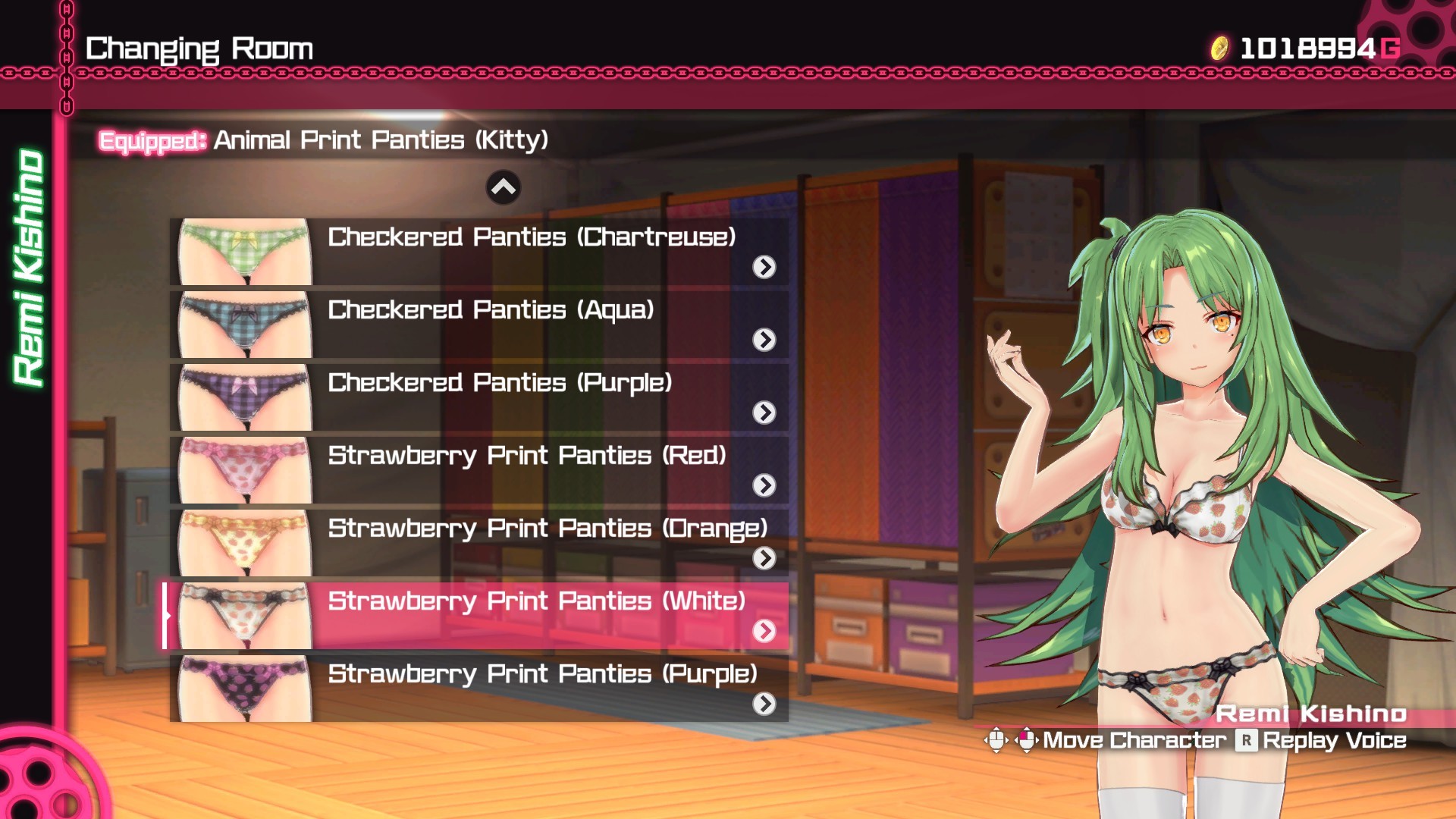 Bullet Girls Phantasia - Underwear Set: Strawberry Print screenshot screenshot 3