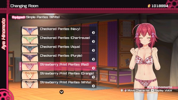 скриншот Bullet Girls Phantasia - Underwear Set: Strawberry Print 1