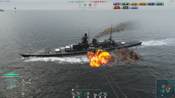 скриншот World of Warships - Black Scharnhorst Pack 1