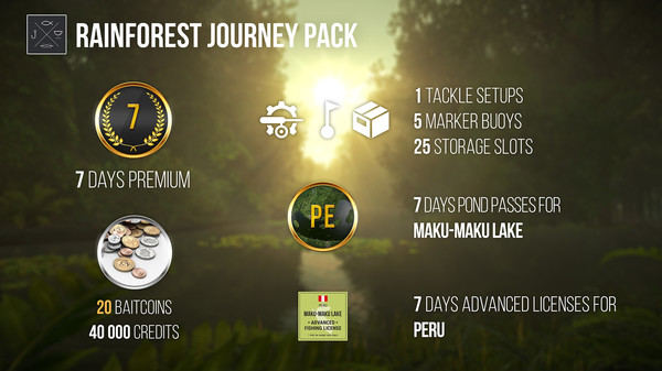 скриншот Fishing Planet: Rainforest Journey Pack 1