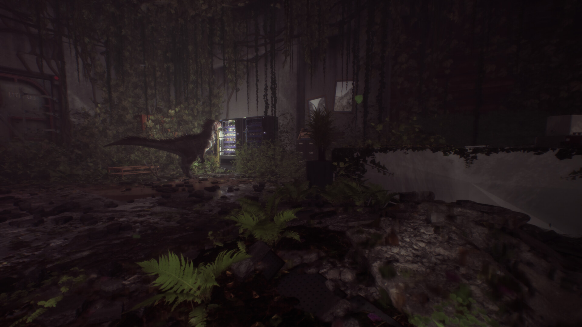 First-Person Survival Horror Dinosaur Game