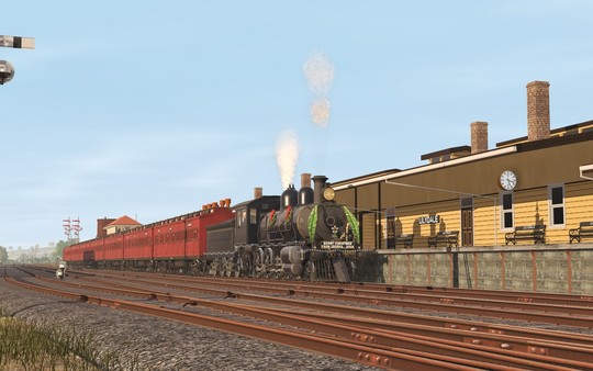 скриншот Trainz 2019 DLC - ZecRail V499 Blue & Gold and Christmas 2019 4