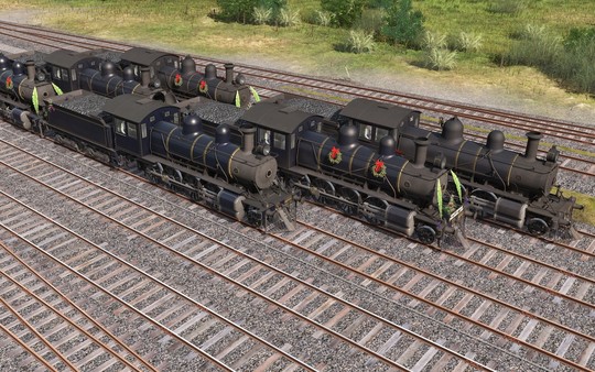 скриншот Trainz 2019 DLC - ZecRail V499 Blue & Gold and Christmas 2019 2